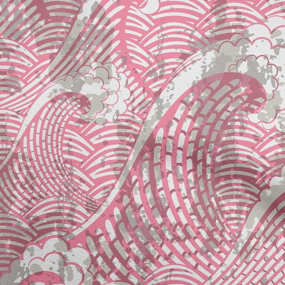 oneOone Cotton Poplin Twill Light Pink Fabric Japanese Sewing Fabric By The Yard Printed Diy Clothing Sewing Supplies 56 Inch Wide