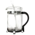 thumbnail image 3 of French Press Coffee Maker - 8 Cup (32oz) Glass Coffee Press, Stainless Steel, Black, 3 of 6