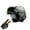 2-Way Glossy Black, variant on Martian Motorcycle Bluetooth Helmet Modular Full Face Flip up Dual Visor Bluetooth Headset: HM-BH1 Glossy White