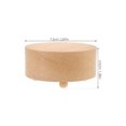 thumbnail image 2 of TEHAUX 1Pack Diy Music Box Base With Winding Mechanism Round Shape Simple Style, 2 of 6