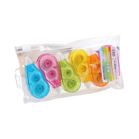 CCOCC White Out,Mini Design Correction Tape,Attractive Appearance White Out Tape,Multicolor