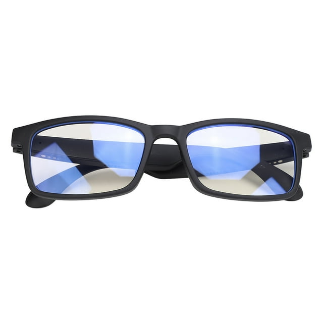 Sunglasses, Blue Light Blocking 4 Hours Playback Time Hands Free Calling Smart Sound Glasses with Microphone for Running