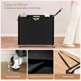 thumbnail image 3 of Laundry Sorter, Rolling Laundry Hamper with 3 Section Pull-Out Bags, Laundry Basket Organizer with 2 Drawers, Laundry Hamper with Wheels for Laundry Room Organization, Bathroom, Bedroom, 3 of 8