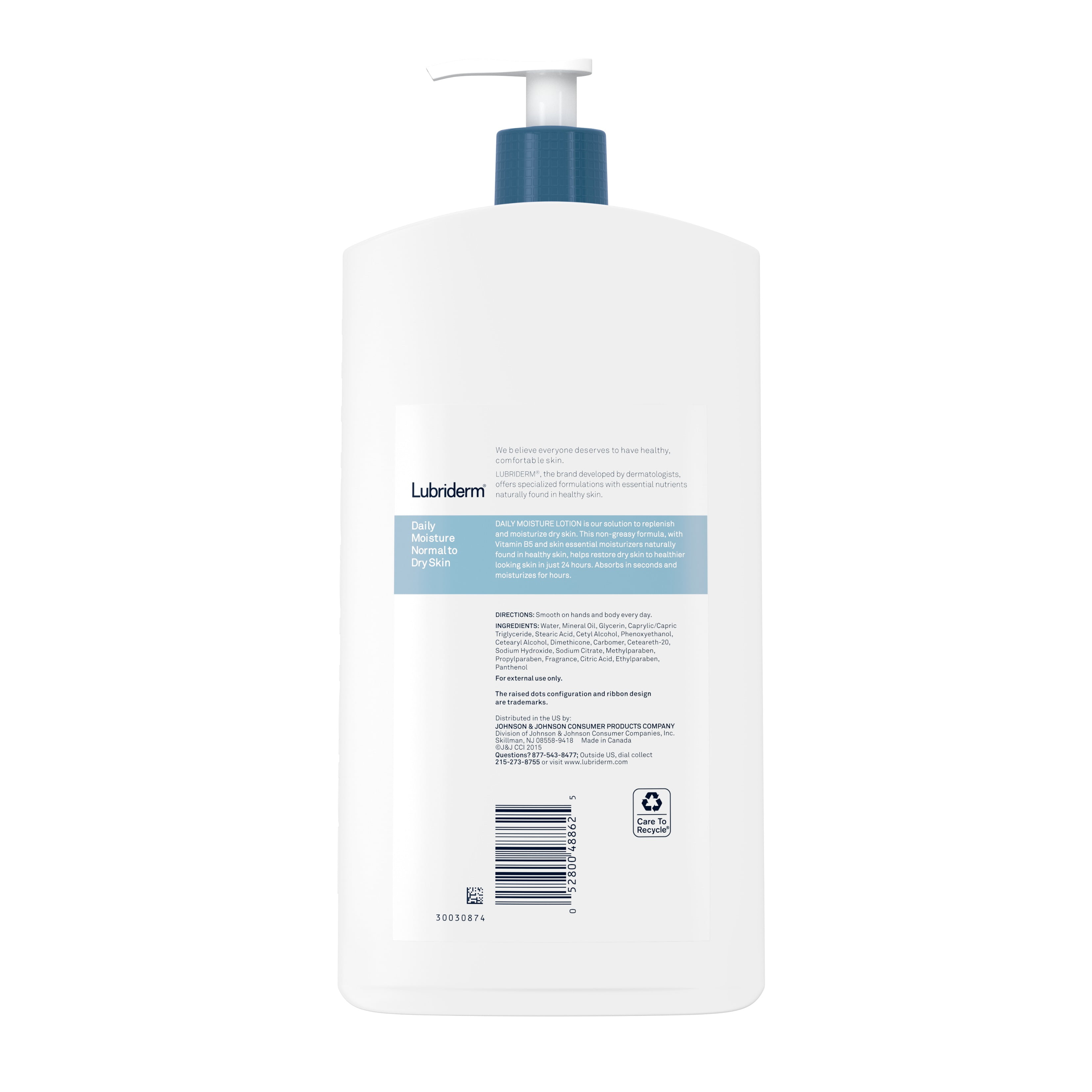 Lubriderm Daily Moisture Hydrating Lotion With Vitamin B5