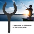 thumbnail image 5 of Mgaxyff Boat Oar Lock, 2 pcs Boat Oar Lock Fishing Rod Holder Bracket Marine Rubber Dinghy Accessories, Marine Oar Lock, 5 of 8