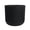 Black, variant on STONE LITE 10.4"x10.4"x11" Cylindrical Plastic Faux Wood Plant Pots and Planters with Drainage Holes