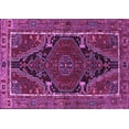 thumbnail image 1 of Ahgly Company Indoor Rectangle Persian Purple Traditional Area Rugs, 6' x 9', 1 of 4