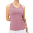 thumbnail image 1 of Women's Solid Color Yoga Vest Sports Quick Drying Vest, 1 of 4