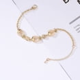 thumbnail image 3 of Délicat Femmes Simple Style Alliage Pendentif Bracelet Forme Pendentif Femmes Fille Chaîne Réglable Bracelet Dame Mariage Bracelets, 3 of 8