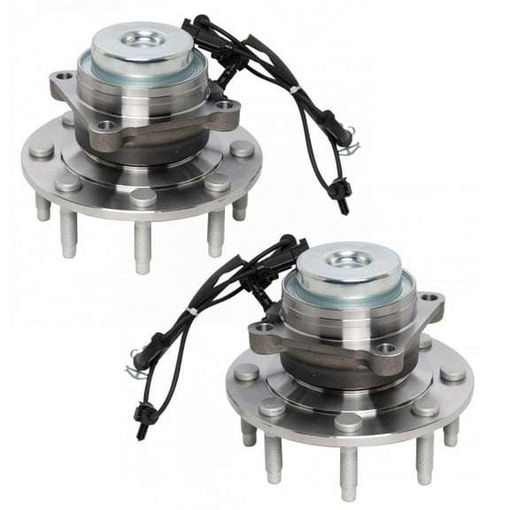 TRQ 2pc Front Wheel Bearing & Hub Assembly Pair for Chevy Express GMC Savana BHA30162 Fits select: 2018-2021 CHEVROLET EXPRESS G2500, 2018-2021 CHEVROLET EXPRESS G3500