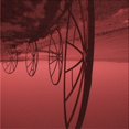 thumbnail image 1 of Ahgly Company Tapis d'Intérieur Lavable en Machine Carré Transitionnel Rouge Cramoisi, 6 Pieds Carré, 1 of 7