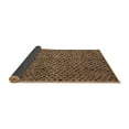 thumbnail image 2 of Ahgly Company Indoor Square Abstract Brown Modern Area Rugs, 7' Square, 2 of 4