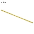 thumbnail image 3 of Uxcell 4Pcs Brass Rods 0.31 x 11.81" Brass Solid Round Stock Lathe Bar for Knife Handles Pin DIY Craft Model Plane, 3 of 6