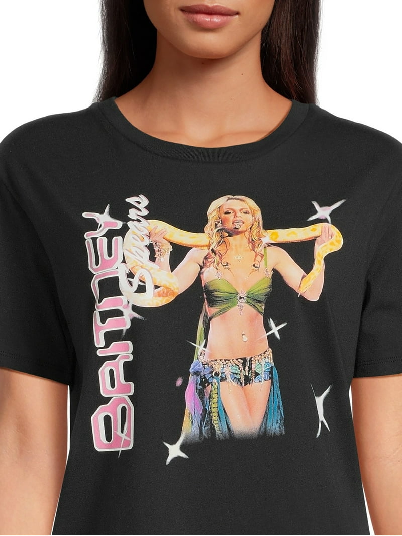 Britney Spears Women's Boyfriend Graphic Tee, Sizes XS- XXXL