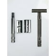 thumbnail image 2 of Waysh Ensemble de Soins pour Hommes Gunmetal, Rasoir à Long Manche, 2 of 8