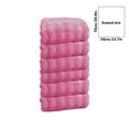 thumbnail image 3 of Juego de toallas faciales y de mano de algodón - Mezcla de poliéster suave, absorbente y respetuosa con la piel | Toallas de baño de secado rápido para adultos | Paquete de 6 colores variados | 29,5, 3 of 6