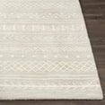 thumbnail image 2 of Hauteloom Argenton Living Room, Bedroom Patio Outdoor Area Rug - Bohemian, Transitional - Light Gray, Cream - 8' x 10', 2 of 6