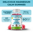 thumbnail image 5 of (2 pack) Vitamatic Kids Magnesium Gummies, Vegan, Supports Daily Wellness, 60 Vegan Gummies, Non-GMO & Gluten-Free, 5 of 12