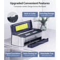 thumbnail image 3 of PressFree TRUE-Auto Vacuum Sealer Machine, Beelicious 85KPA Fully Automatic 8-IN-1 Food Sealer with Bags Storage, Build-in Cutter, Moist Mode and Air, 3 of 8