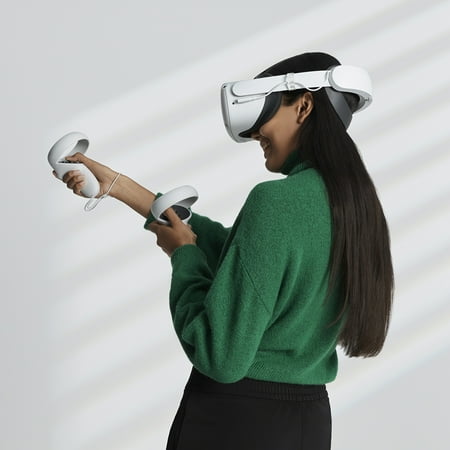 Meta - Quest 2 Advanced All-In-One Virtual Reality Headset - 128GB - Renewed - Gray