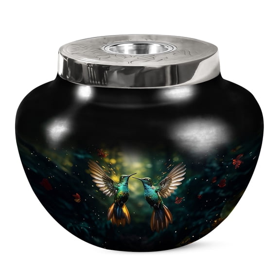 KARYLIZ Humming Bird Large Urns For Human Ashes Adult Female - Human Cremation Urns - Cremation Urn Human Ashes - Large Urns For Human Ashes Adult Male - Urns For Human Ashes Adult Man 10 Inch