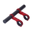 thumbnail image 4 of Transemion Rallonge de Guidon de Vélo Support de Lampe Support de Téléphone Tube Rouge 20cm Rouge & Carbone 20cm 1Ensemble, 4 of 6