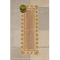 thumbnail image 2 of Scalloped Jute Rug, Scallop Jute Rug, yellow Scalloped Rug, Natural Jute Rug, Bohemian Rug, Boho Area Rug, Handwoven Jute Rug, Custom Rug, 2 of 5