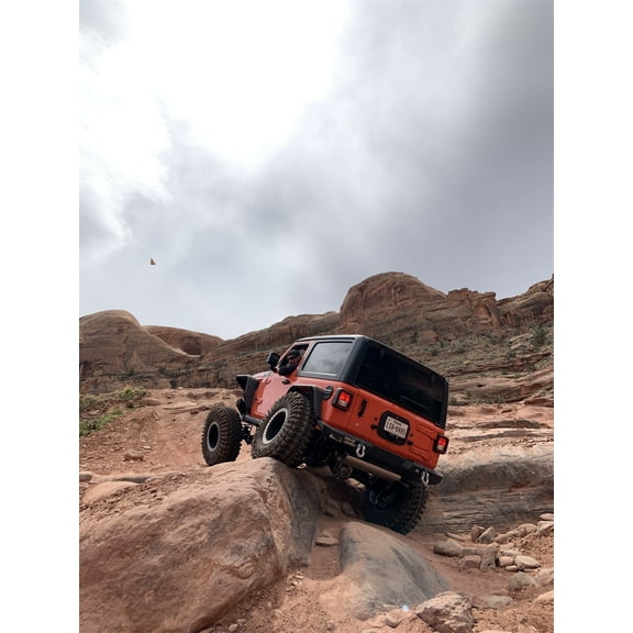 Road Armor 18-20 Jeep Wrangler JL Stealth Rear Bumper Mid Width - Tex Blk