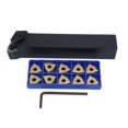thumbnail image 4 of MYG MWLNR2525M08 25mm Lathe Turning Tool Holder+10pcs WNMG080404 Carbide Inserts, 4 of 8