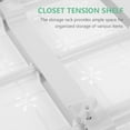 thumbnail image 4 of Closet Tension Shelf Rod Expandable Shelf Organizer Adjustable Closet Shelf Rack Closet Divider, 4 of 8