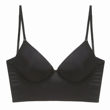 

2023 Lady U-Shape Vest Bras Tops Underwear Women Seamless Slim Casual Breathable
