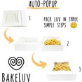 thumbnail image 4 of 8x8x2.5 Bakery Boxes with Window | White, 25 PCS | 8x8 Cookie Boxes 8x8 Cake Box, 8 Inch Bakery Boxes for Cinnamon Rolls, Treat Boxes, Dessert Boxes, Auto Pop Up, 4 of 4