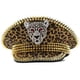 thumbnail image 4 of Gorra de béisbol Trucker de poliéster lisa con estampado de leopardo, 4 of 5