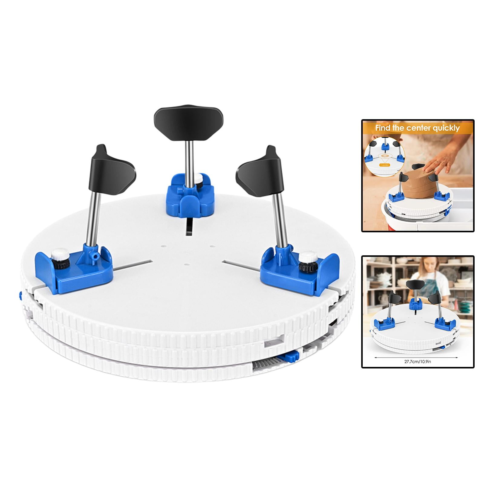 FVDPWYE Queen Adjustable Pottery Machine Turntable Clamp Pottery Repair Tools Ceramic 3 Support