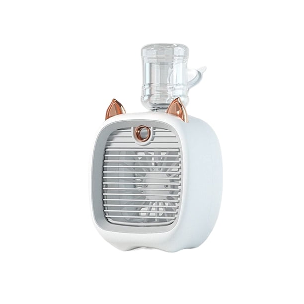 Matsuzay Ventilador de pulverización Recargable Viento fuerte Acondicionamiento de agua Ventiladores de escritorio Humidificador de Electrodomésticos gris 1