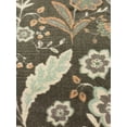 thumbnail image 3 of Silk & Sultans Agathe Collection Floral Design, Pet Friendly, Non-Slip Area Rug with Rubber Backing, 3'x5' Mocha, 3 of 5