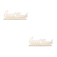 thumbnail image 3 of 2pcs Guest Book Table Sign Wooden Freestanding Guestbook Sign Wedding Party Decoration, 3 of 8