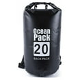 thumbnail image 1 of Waterproof Bags Multifunctional Outdoor Backpack Large-Capacity Equipment Foldable Kayak Rafting Bag Pool Beach Sports Black 15L Shoulders, 1 of 9