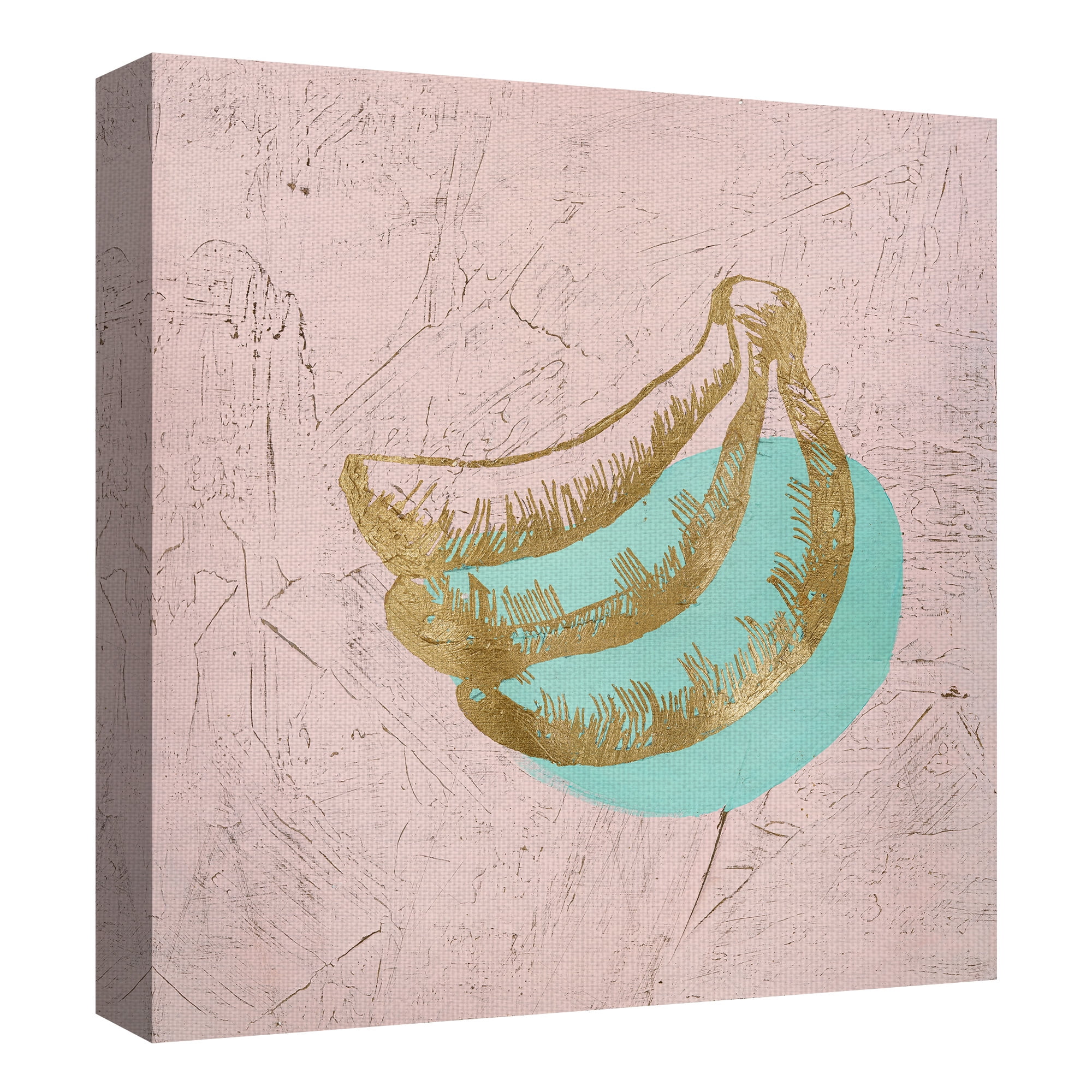 Masterpiece Art Gallery Golden Banana By Stephano Altamura Canvas Art Print 24" x 24"