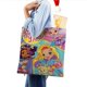 thumbnail image 4 of Sunny Day Bolso de tela con estampado de lienzo para mujer, bolsa de compras reutilizable y estética, con cremallera interior, regalo para mujer,40*40cm., 4 of 6
