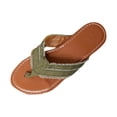 thumbnail image 2 of Women's Flat Sandals Flip Flop Sandals Dressy Thong Sandals,Flat Sandals For Women 2025 Dressy Green 7, 2 of 5