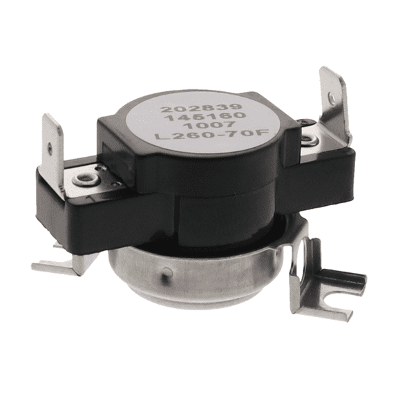 Dryer Thermostat, L260°F for Frigidaire, AP2131477, PS446428, 3204267