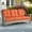 Coarse Orange Red, variant on Ovios Outdoor Patio Sofa 3-Seater with Cushions All-Weather Wicker Rattan Couch for Garden, Porch, or Backyard