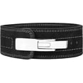 thumbnail image 3 of ARD CHAMPS™ Weight Power Lifting Leather Lever Pro Belt Gym Training Black Small, 3 of 7