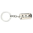 thumbnail image 1 of Diseño único, delicado dije de aleación, accesorio perfecto para regalar, llavero rectangular esmaltado, 1 of 8