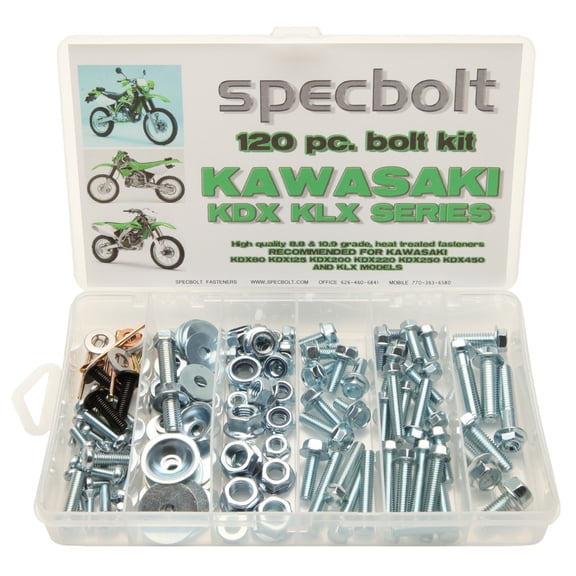 Kawasaki KDX 120Pc Bolt/Fastener Maintenance Kit