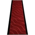 thumbnail image 1 of Custom Size Runner Rug Wave Design Runner 26 Inch Wide Pick Your Own Size, 1 of 4