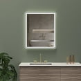 thumbnail image 7 of Ico Bath Ie1136 Eden 36" W X 36" H Modern Square Aluminum Framed Bathroom Wall Mirror -, 7 of 7