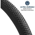 2Pack 26" Mountain Bike Tires 26 x2.125/50559 Plus 2Pack Bike Tubes