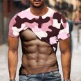 thumbnail image 1 of LIBRCLO T-Shirts Graphiques pour Hommes Manches Courtes Col Rond Confortable T-Shirts Muscle, Taille m, 1 of 5
